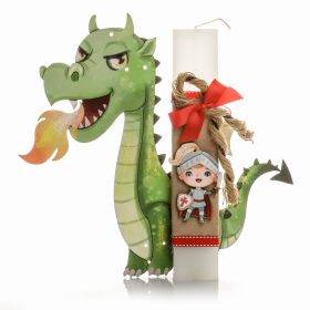 Λαμπάδα Δράκος Ιππότης 