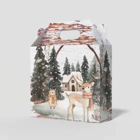 Lunchbox Κουτί Δώρου Christmas House