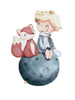 Θεματική Πλάτη Λαμπάδας Μικρός Πρίγκιπας Cute