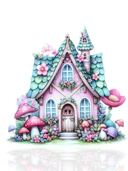 Θεματική Πλάτη Λαμπάδας Fairy Garden