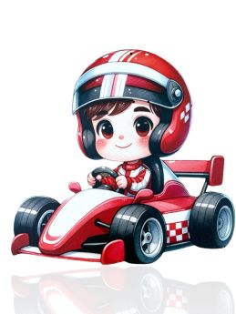 Θεματική Πλάτη Λαμπάδας Racing Boy 