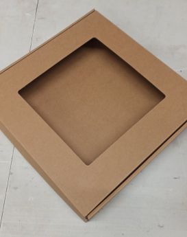 Κουτί Λαμπάδας Craft  με παράθυρο 30εκ