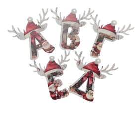 Στολίδι Δέντρου Μονόγραμμα Ταρανδάκι