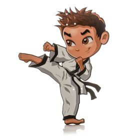 Θεματική Πλάτη Λαμπάδας Καράτε Boy