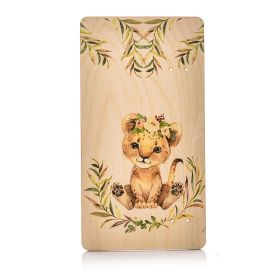 Πλάτη Λαμπάδας Boho Λιοντάρι Κοριτσάκι Με Λουλούδια