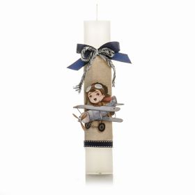 Πασχαλινή Λαμπάδα Πιλότος με Αεροπλάνο