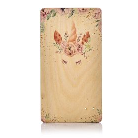 Πλάτη Λαμπάδας Unicorn με Λουλούδια