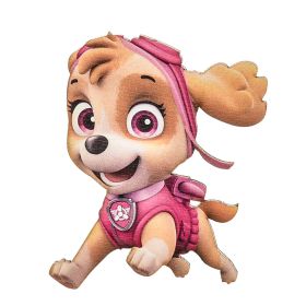 Στοιχείο Σκυλάκι ροζ κοριτσάκι