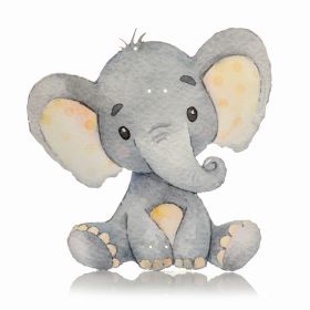 Θεματική Πλάτη Λαμπάδας Ελεφαντάκι Ροζ "πρώτη λαμπάδα"