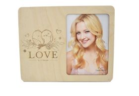 Κορνίζα με ερωτευμένα πουλάκια