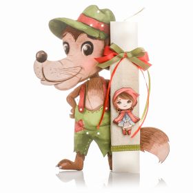 Λαμπάδα Κακός Λύκος Κοκκινοσκουφίτσα