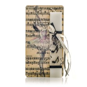 Λαμπάδα Νότες μπαλαρίνα