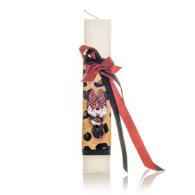 Πασχαλινή Λαμπάδα Ποντίκι Κορίτσι Leopard