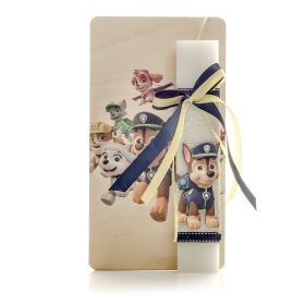 Λαμπάδα Σκυλάκι μπλε αγόρι