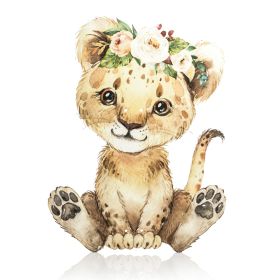 Θεματική Πλάτη Λαμπάδας Lion Boho Indian Girl